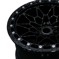 Jantes de course légères JY pour BMW M3 G80 M4 G82 G83 en alliage d'aluminium 18 19 20 pouces 5x112 5x120 forgées noires à motif maillé