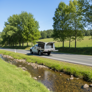 Auvent et <span class=keywords><strong>plateau</strong></span> extérieur compatibles Ford Ranger en argent durable avec couvercle roulant, fonctionnement manuel, tiroir coulissant en alliage d'aluminium - Product Image 4