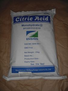 החומצה הסיטרית הטובה ביותר ללא מים וחומצה סיטרית מונוהידרט כלי בתפזורת באיכות טובה - Product Image 6