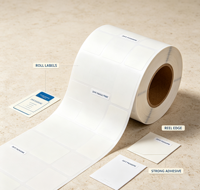 Étiquettes autocollantes personnalisées pour emballage, rouleau d'étiquettes en vinyle imperméable avec logo en feuille d'or pour produits chimiques