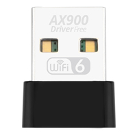 Adaptor Wifi 6 Usb 2.0 Dual Band, Dongle Wifi Usb Mini 2.4GHz dan 5GHz untuk PC AX900 dengan adaptor WiFi