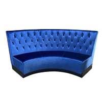 Mobilier commercial de luxe moderne pour salle à manger hôtel & fast food café pour boîte de nuit bar & restaurant banquette en bois