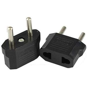Travel <b>Adapter</b> <b>Us</b> To European Eu Plug 2 Pin Italian Socket Converter - Product Image 1