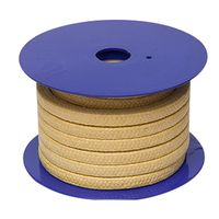 Harga Terbaik Packing Gland Serat Aramid Merek ZHENAN Grafit PTFE Tekanan Tinggi 0-20MPa Suhu -100-+280 PH 2-12