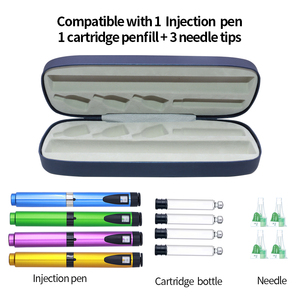 Custom Logo PU Leather Case for V1 V2 Injection <b>Pen</b> Premium Packaging Portable Protective Storage <b>Box</b> <b>Pen</b> Carrying Case - Product Image 5