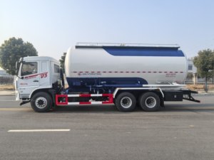 รถบรรทุกตงเฟิง 6x4 30 ลูกบาศก์เมตร แบบปิดผนึก สำหรับขนส่งสินค้าแห้ง ป้องกันฝุ่นละออง สำหรับขนส่งผงละเอียด - Product Image 3