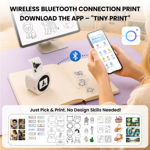 Imprimante thermique portable X16-1Mini sans fil pour étiquettes et photos, imprimante instantanée sans encre pour enfants, jouet de poche, cadeau - Product Image 6