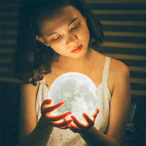 Creative Gift Upgraded Hanging Remote & Touch Control 3D Night Light Lamp 15cm Moon Lamp Moon 16 colors - Product Image 6