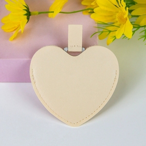 Tùy chỉnh logo du lịch kích thước hình trái tim nhỏ gọn Pocket Gương trang điểm cho phụ nữ - Product Image 3