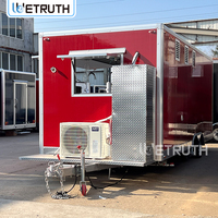 Wetuth Kiosque de restauration de rue de haute qualité entièrement équipé, camion-remorque mobile pour BBQ, pizza, crème glacée, stand de restauration, remorque de concession alimentaire