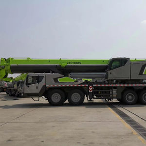 חם מוכר 100tc1000v מנוף משאית עם 64 מ 'מלא להאריך את מכונת הרמת בום למכירה חמה למכירה חמה - Product Image 1