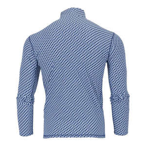 Sudadera personalizada con cremallera de cuarto para hombre, sudadera informal de color sólido, diseño de cuello simulado para ropa de estilo callejero al por mayor - Product Image 4