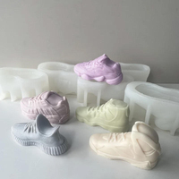 Simulierte handgemachte Soja-Duftkerzen in Korb-Sneaker-Form – Kreative Neuheit für Vatertag, Aromatherapie, Feiertage und Partys
