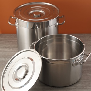 Olla de arroz multiusos de acero inoxidable, olla de sopa de Cocina de Inducción con fondo magnético conductor de calor, cantimplora de Hotel con tapa - Product Image 3