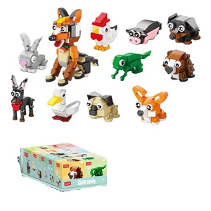 Compatibile <span class=keywords><strong>con</strong></span> <span class=keywords><strong>LEGO</strong></span> 9101 Animali Domestici Cani Gatti Mondo Animale Set di <span class=keywords><strong>Costruzioni</strong></span> a Particelle Modello Giocattolo per Bambini Confezione Regalo - Product Image 1