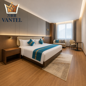 Set di Mobili per Camera da Letto King Size in Legno per Hotel, Arredamento Commerciale per Camere d'Albergo per Appartamenti e Locande a 3 Stelle - Product Image 4