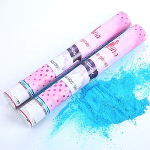 High Quality Environmental Protection Fireworks Biodegradable Gender Reveal Powder Confetti Cannon
