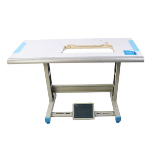 Support de table industriel avec pied pédale à pétale pour toutes tailles de machines à coudre plates – Meilleures ventes – Mécanisme d'alimentation manuel - Product Image 3