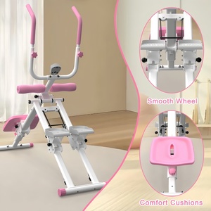 Appareil de fitness multifonctionnel de haute qualité pour l'<span class=keywords><strong>escalade</strong></span> en intérieur, équipement de sport pliable pour usage domestique, en métal et PVC léger, avec dossier. - Product Image 4