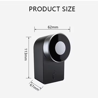 Serrure intelligente Secukey Euro Lock TTLock avec contrôle par application BLE, bouton rotatif sans changement de cylindre, contrôle d'accès haute sécurité