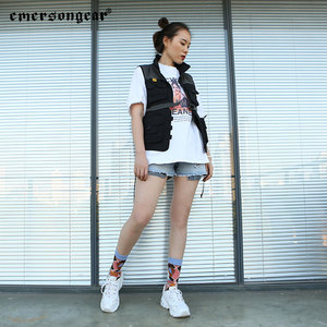 Emersongear Street Men Vest <strong>Jacket</strong> Outdoor Casual Multi Pocket Vest Summer Black <strong>Cargo</strong> Utility Vest <strong>Jacket</strong> for <strong>Women</strong> - Product Image 5