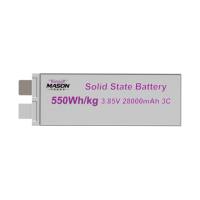Celda de estado sólido sin ánodo profesional de 540 Wh/kg, 3.85 V, 20 Ah, 140 g, ligera, con descarga 3C para drones industriales y mapeo