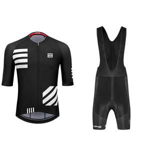 Ensemble maillot et short de cyclisme KAPVOE pour homme, respirant, en polyester, pour l'été, équipement de cyclisme sur route - Product Image 1