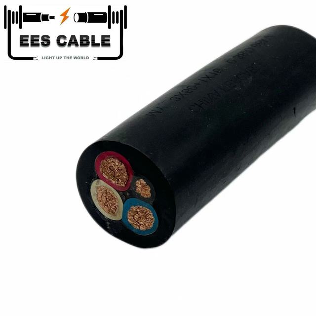 450/750V 4 Core 3*50+1*16mm²  Copper Conductor Rubber Sheathed Flexible Cable