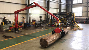 RIMA 1.5トン油圧式木材クレーン（グラップル付き）、RCシリーズトラクター搭載ログローダークレーン、360度回転林業用クレーン - Product Image 6