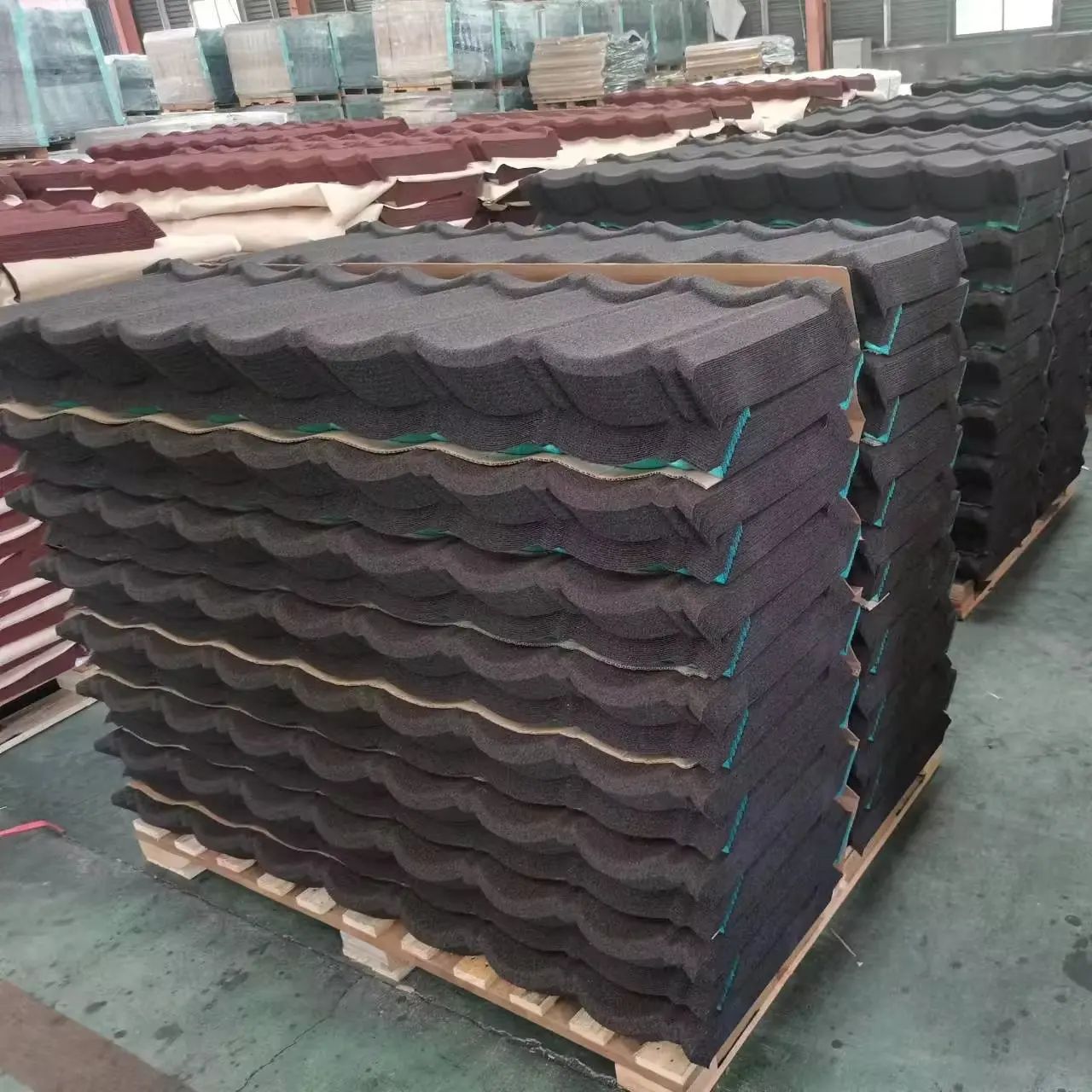 Kenia aktuelle produkte leichte wärmedämmung langlebige baumaterialien farbiger stein beschichtete metallische dachziegel