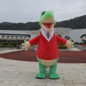 新品高品質ブラウン超ソフトぬいぐるみ ロシア製膨張式コスチューム 2.6M 男女兼用 大人用 チェブラーシカ マスコット ウォーキングコスプレ 大きな耳 - Product Image 3