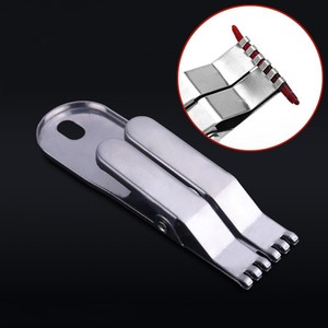 Clip à vers en acier inoxydable, outil d'appâtage pour la pêche à la carpe, à la truite et au bar en eau douce - Product Image 1