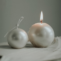 Bougie parfumée artisanale en cire de soja, perle créative de luxe, vente en gros, souvenirs, cadeaux, mariage, fête, décoration intérieure, bougie parfumée en perle