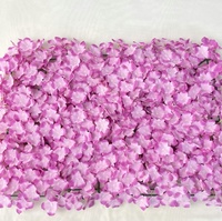 Haute qualité coloré 3d hortensia fleur mur toile de fond fête de mariage décoration de scène soie artificielle Rose fleur mur