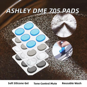Pads d'amortissement en silicone souple transparents pour batterie et cymbales, accessoires de contrôle du son - Product Image 1