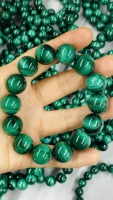 Bracelet en perles de malachite naturelle, bijoux de guérison en cristal faits à la main