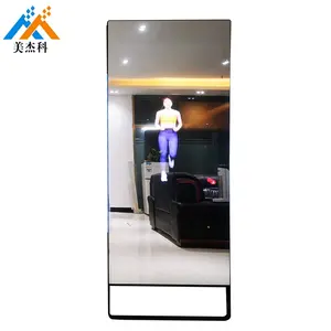 32/43/49/55/65 inch customized fitness smart touch magic mirror lcd advertising player price with Motion Sensor
