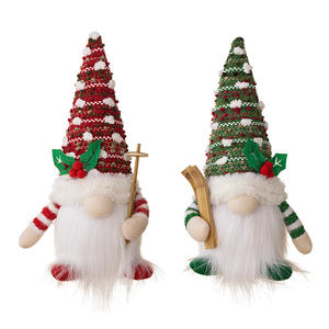 LED Light Christmas Elf Doll Gnome Decoraciones navideñas y regalos de Año Nuevo para el hogar - Product Image 3