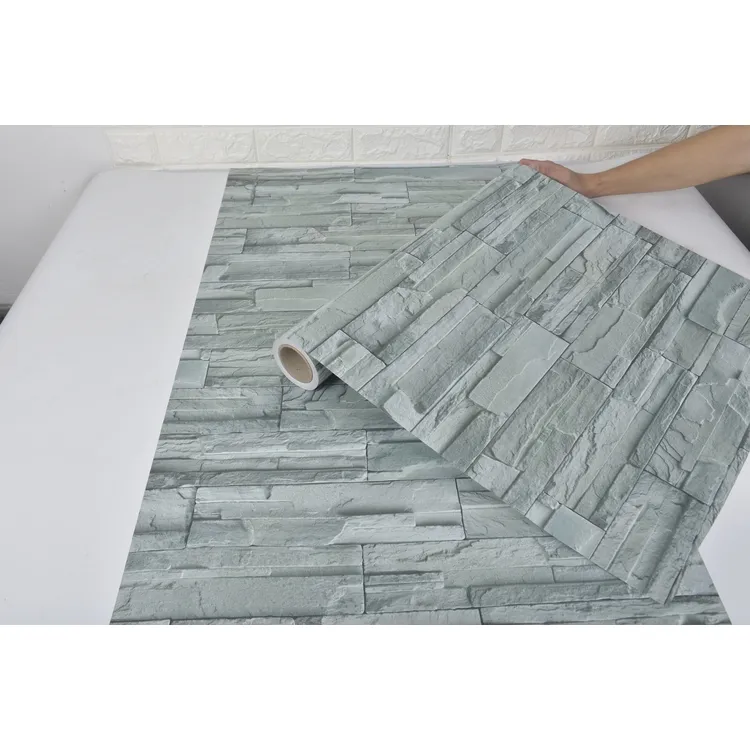 High Quality Custom Wholesale Modern Home Decoration Self-adhesive With A Pattern 3d Brick Wallpaper