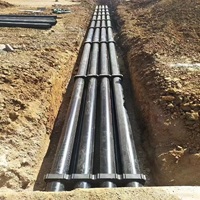 Tuyau de câblage en acier galvanisé à chaud sans tranchée pour traversées routières/ferroviaires Drag Pipe Tech