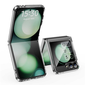 Clear Slim Anti-Scratch Soft TPU Bumper Hybrid Hard 2,0 MM PC Back Cover Funda para teléfono móvil para <span class=keywords><strong>Samsung</strong></span> Z <span class=keywords><strong>Flip</strong></span> 6 5 - Product Image 1