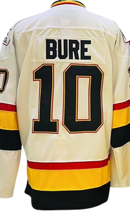 Jersey de hockey sobre hielo con bordado cosido americano para hombre 43 Quinn Hughes 40 Elias Pettersson 10 Pavel Bure US - Product Image 6