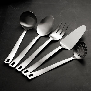 New 2023 Luxury Stainless Steel <strong>Kitchenware</strong> <strong>Sets</strong> with Silicone Handle Eco-Friendly Cooking Utensil <strong>Set</strong> for Home Cooking - Product Image 3