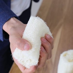 Esponja Natural de Luffa Redonda de 10 cm, Estropajo para Lavar Platos de Cocina, Almohadilla de Limpieza - Product Image 4