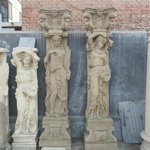 Colonnes romaines en granit de conception européenne moderne pour l'extérieur, pour <span class=keywords><strong>la</strong></span> décoration de maisons, villas, hôtels, colonnes en marbre - Product Image 4