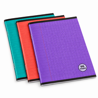 Cahier d'exercices avec couverture en PP, 16x22cm, lignage carré, reliure piquée, 96 pages, Éthiopie