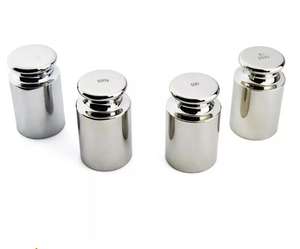 Calibrador de peso de acero al carbono, peso de 1Kg con Calibración de chapado de Zinc para básculas eléctricas - Product Image 1