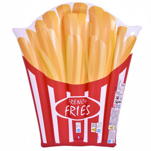 175*132 cm PVC gonflable <span class=keywords><strong>piscine</strong></span> radeau se prélasser tapis pour adultes et enfants frites flotteur tapis - Product Image 5