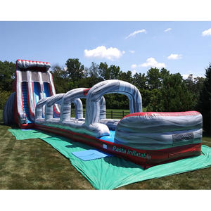 2023 كبيرة متنزه في الهواء الطلق منزل قفز قابل للنفخ مع الشريحة المياه - Product Image 3