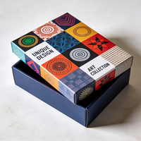Grande boîte à vêtements personnalisée imprimée, emballage de luxe en carton pliable pour vêtements, cosmétiques, chemises, robes, costumes